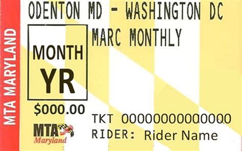 MARC Train and Commuter Bus Tickets 